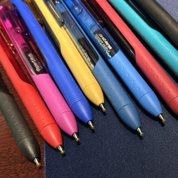 Papermate Gel Pens InkJoy Medium PT 0.7mm 10CT w/ Pen Pin Pouch case Zizi & Me - Picture 5 of 5